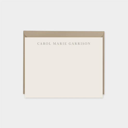 Classic Monogram Note Cards II