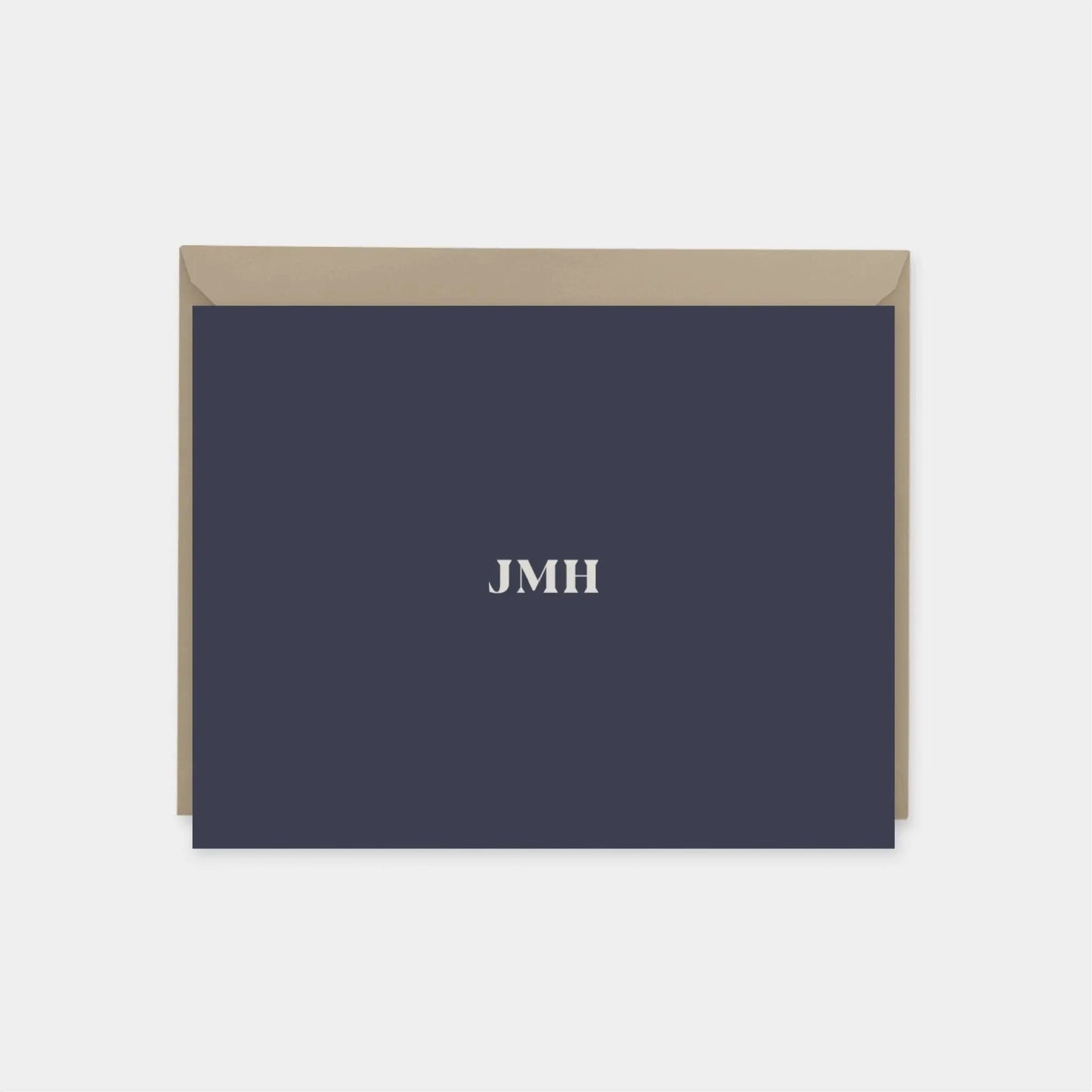 Classic Monogram Note Cards IV
