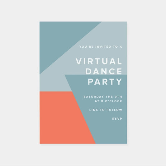 Color Block Event Invitation