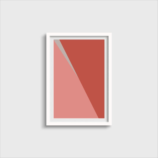Color Block Modern Art Print VIII
