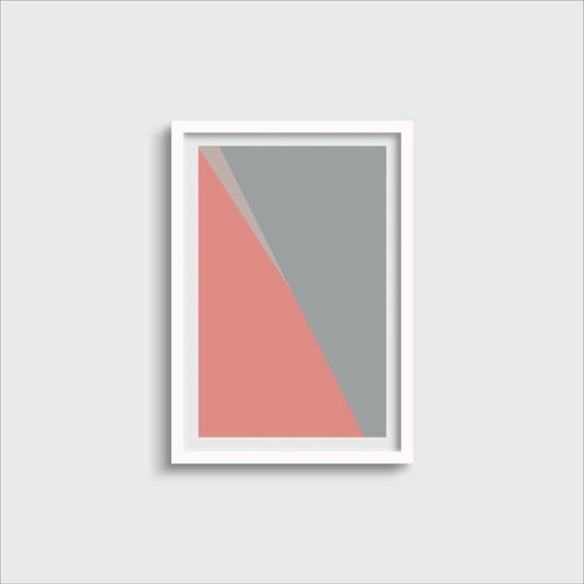 Color Block Modern Art Print X