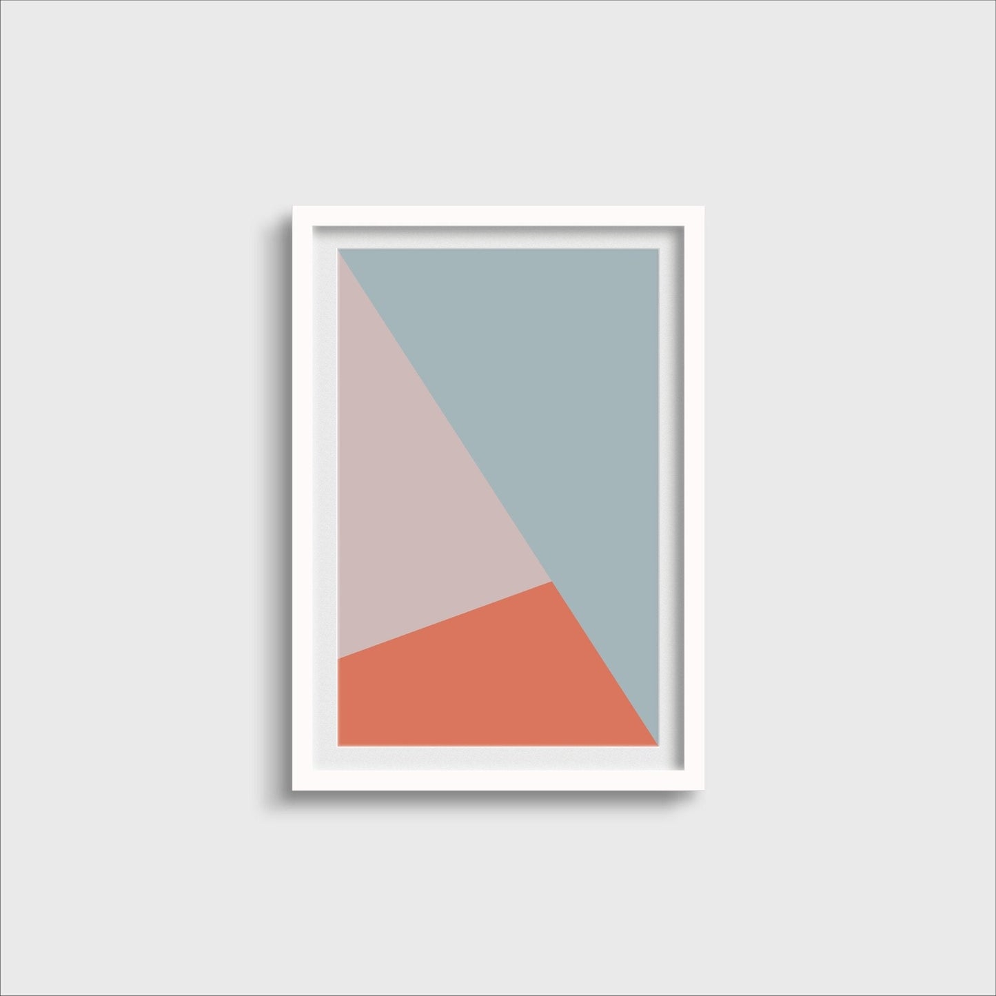 Color Block Modern Art Print XI