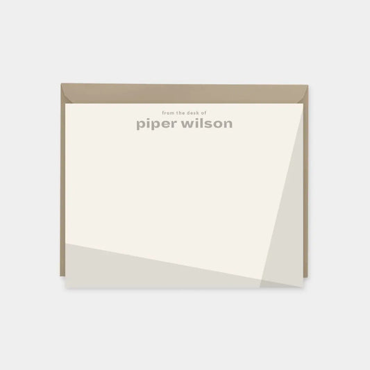 Color Block Note Card XI