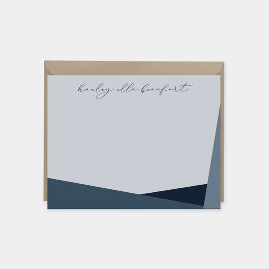 Color Block Note Cards IV