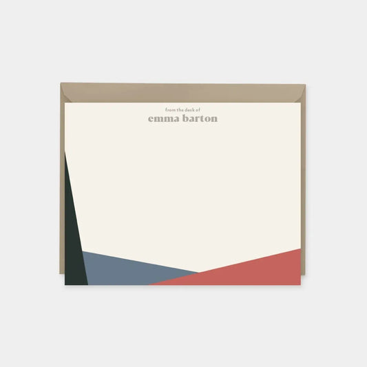 Color Block Note Cards VII