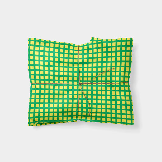 Color Grid Gift Wrap XII