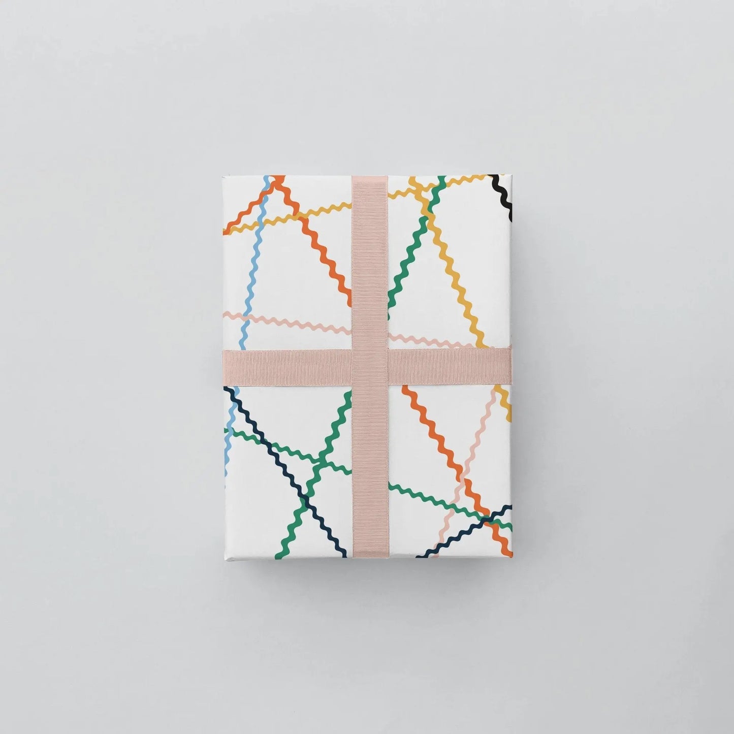 Colorful Vintage Sewing Stitch Gift Wrap