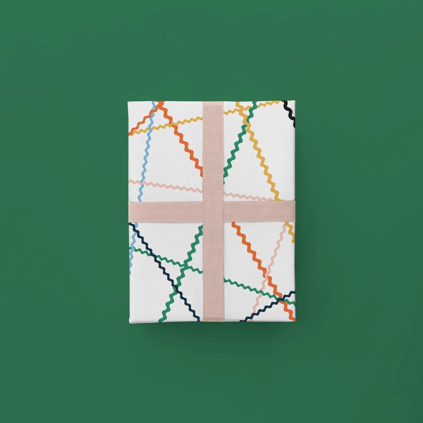 Colorful Vintage Sewing Stitch Gift Wrap