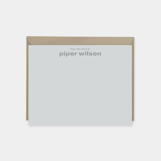 Contemporary Personalized Note Cards III