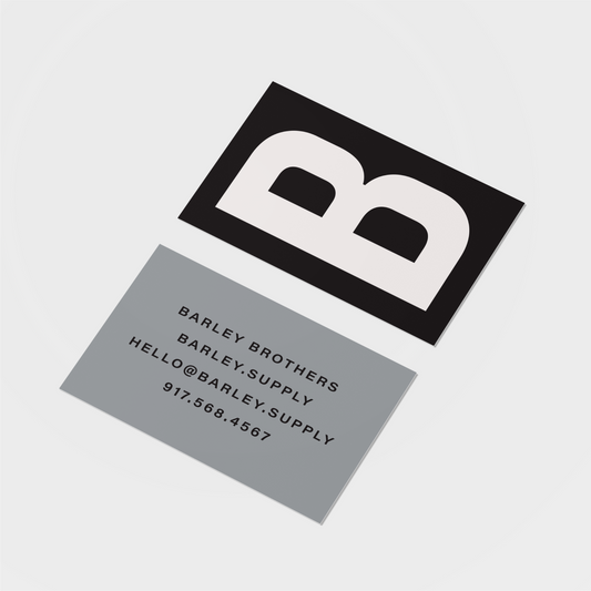 Big Letter Monogram Business Card IV
