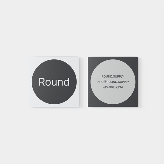 Square Geo Business Card XIII