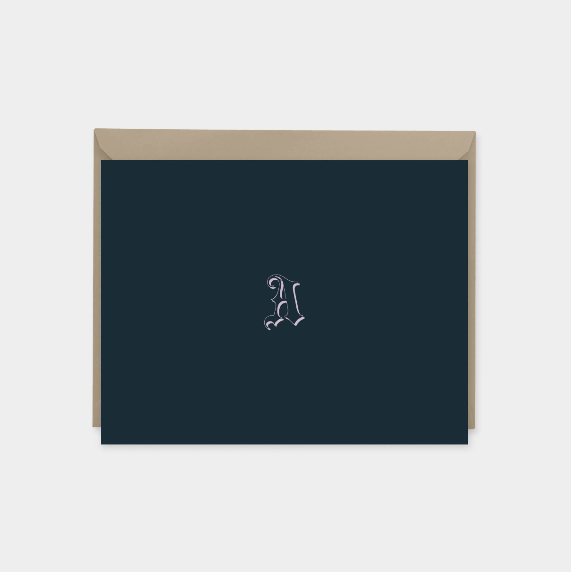 Creative Monogram Note Cards