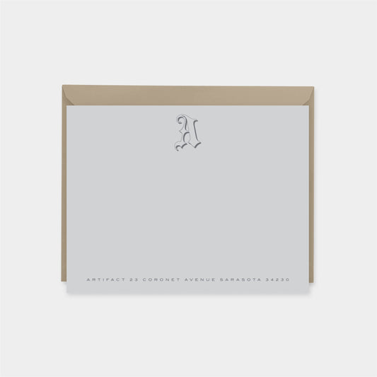 Creative Monogram Note Cards II