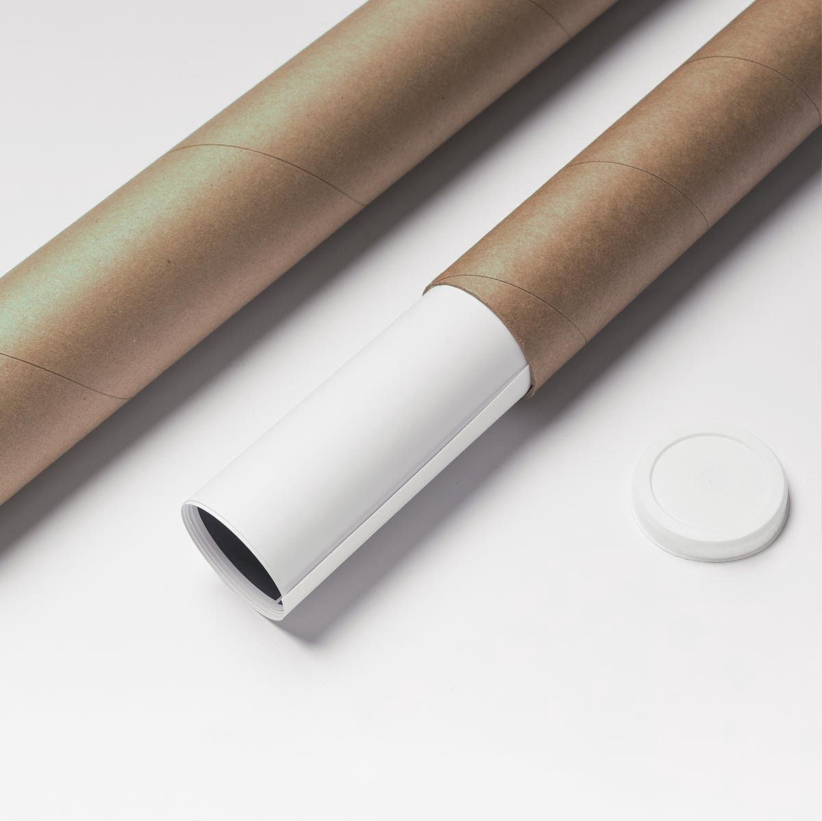 Crinkled White Foil Fine Art Print