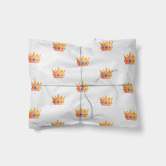 Crown Emoji Gift Wrap