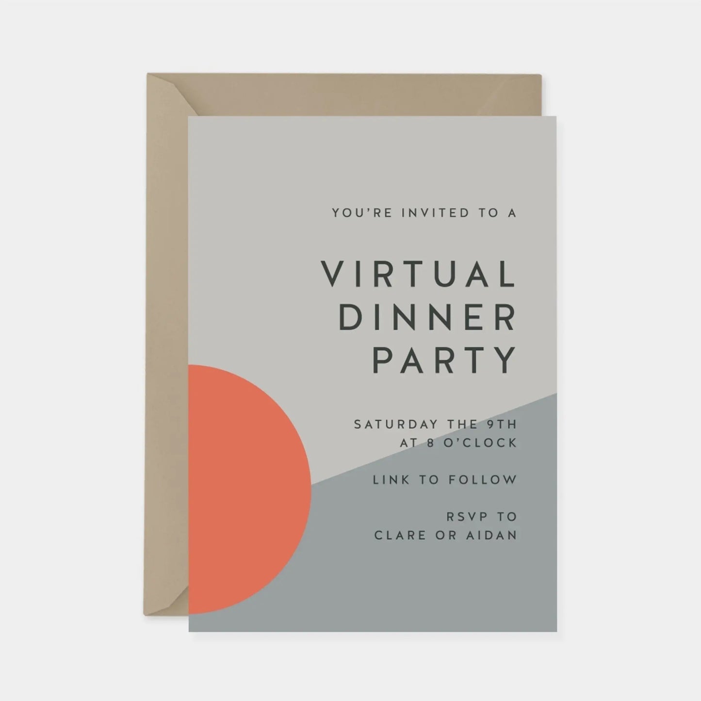 Deco Circle Event Invitation