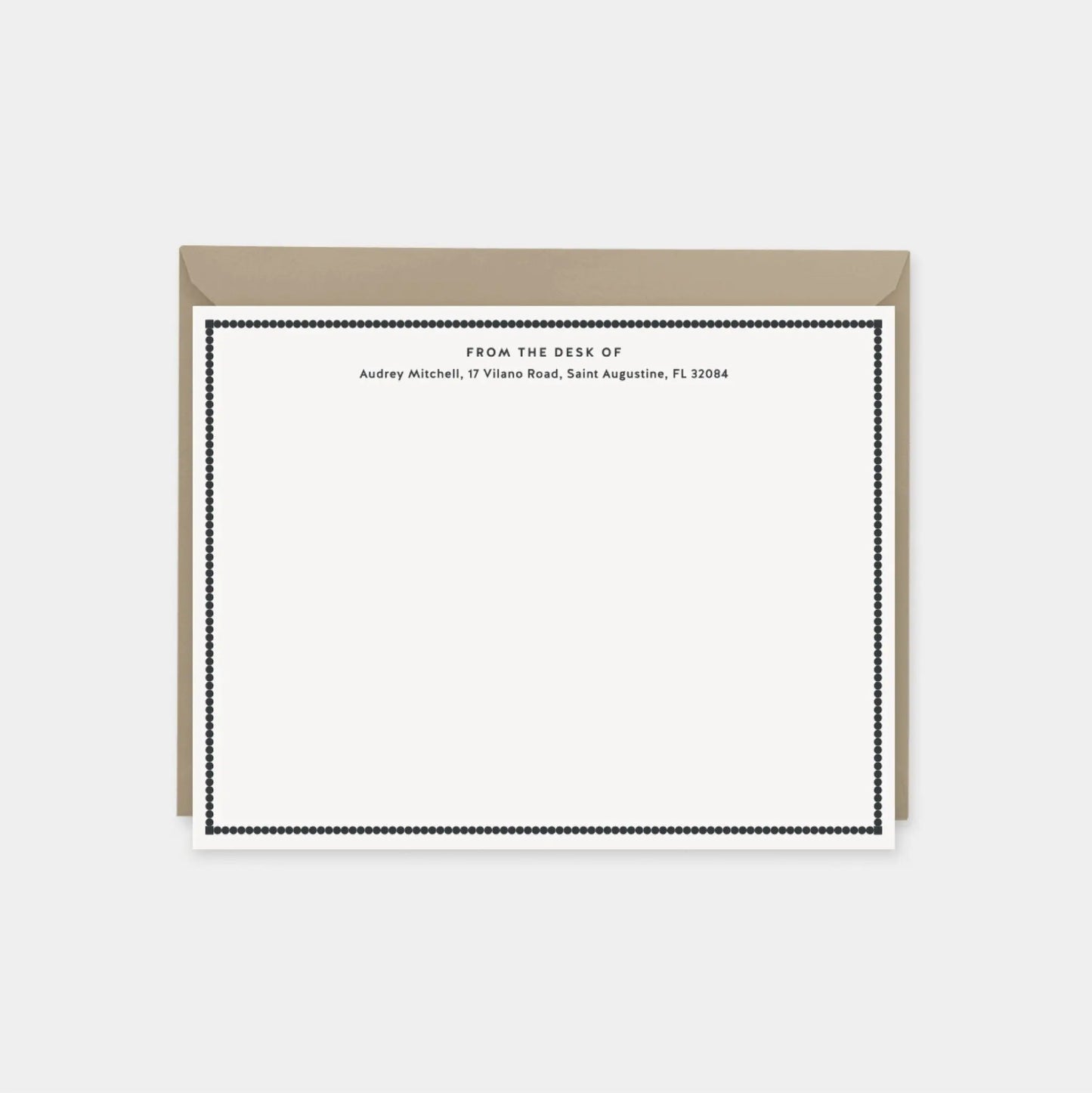 Decorative Border Note Cards III