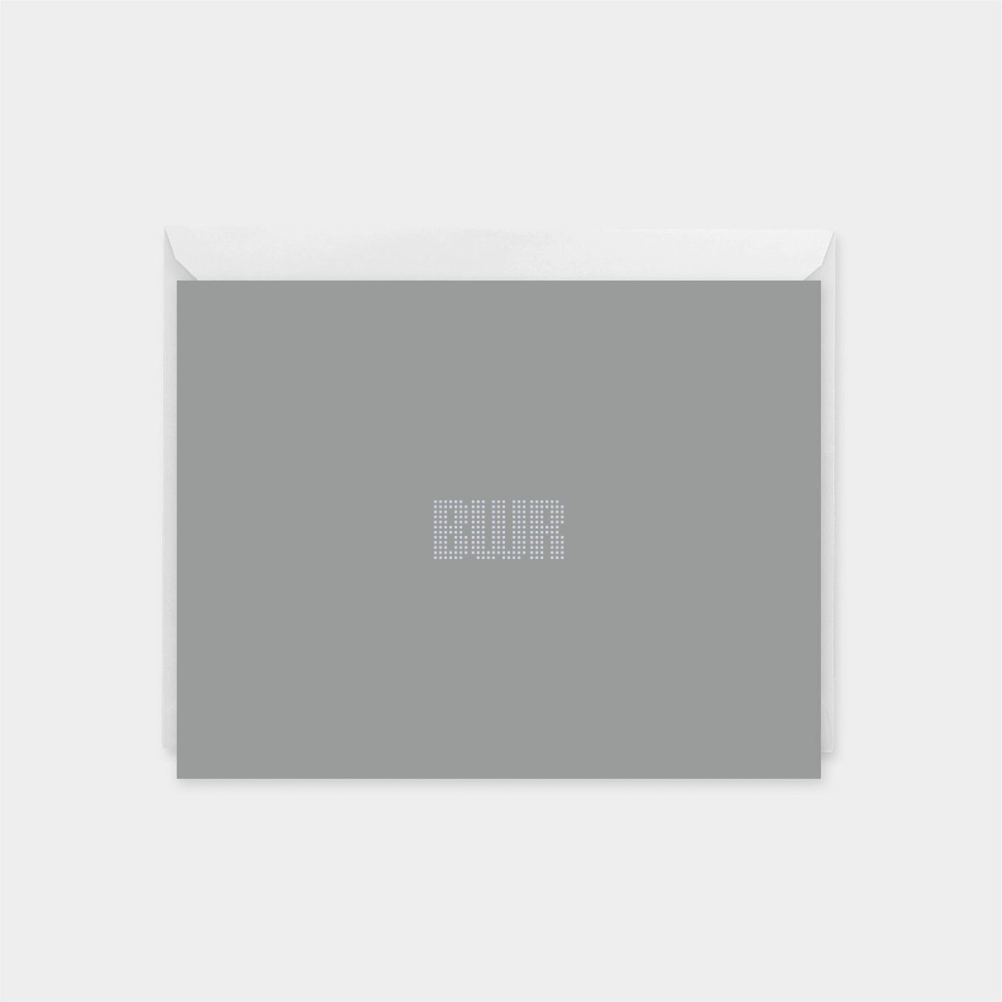 Dot Grid Letter Monogram Note Cards