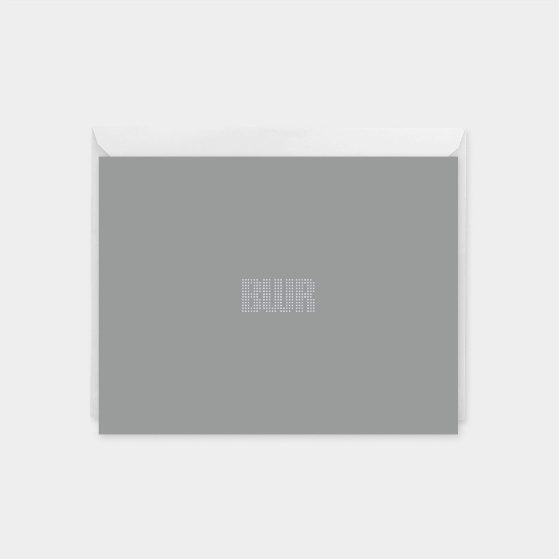 Dot Grid Letter Monogram Note Cards