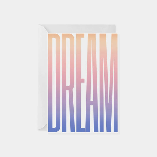 "Dream" Gradient Ombre Card