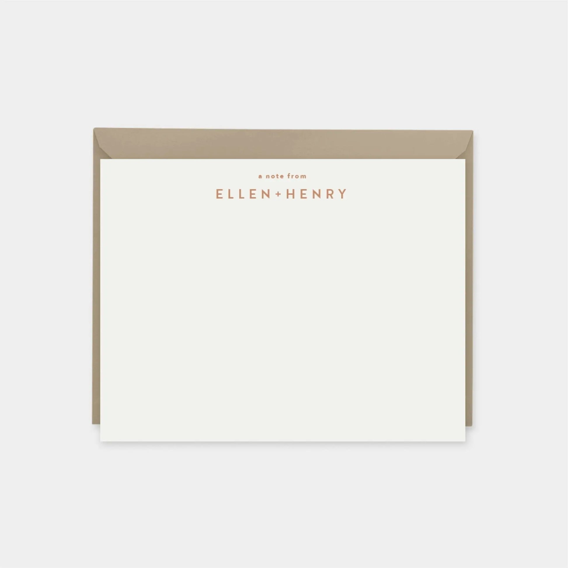 Elegant Personalized Note Cards III