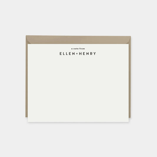 Elegant Personalized Note Cards IV