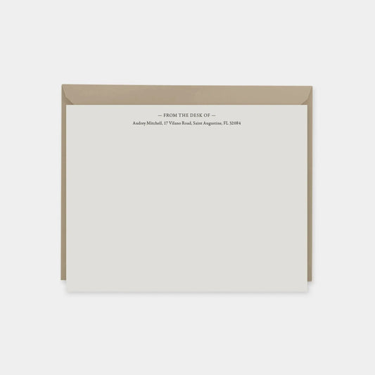 Elegant Personalized Note Cards IV