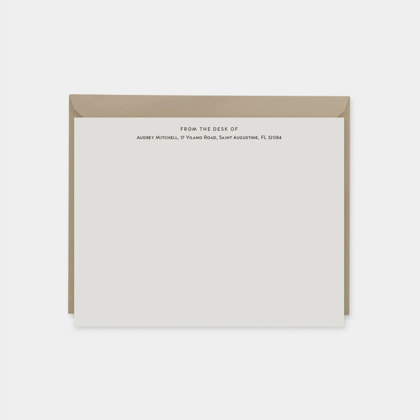 Elegant Personalized Note Cards VI