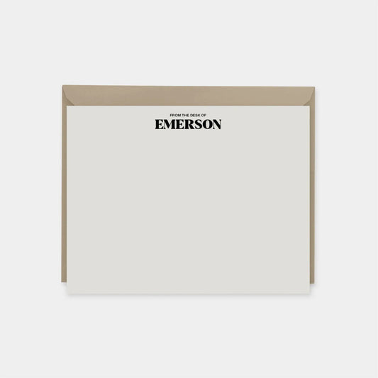 Elegant Personalized Note Cards XI