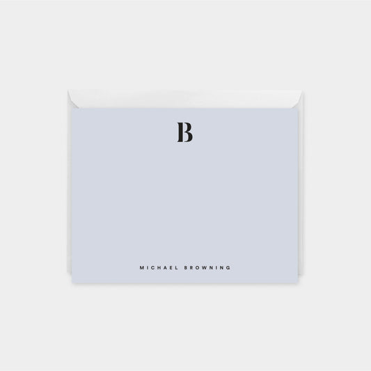 Elegant Stencil Monogram Note Cards II