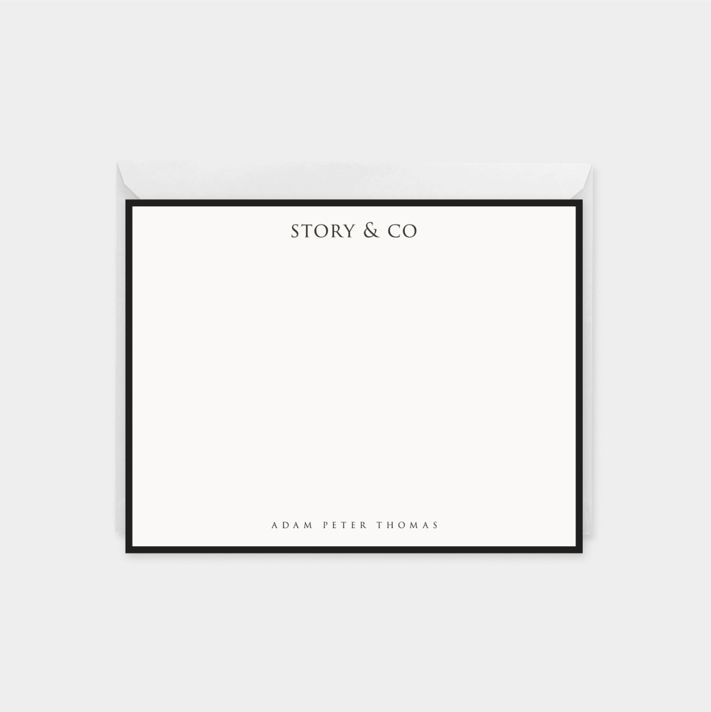 Elegant Wordmark Note Cards