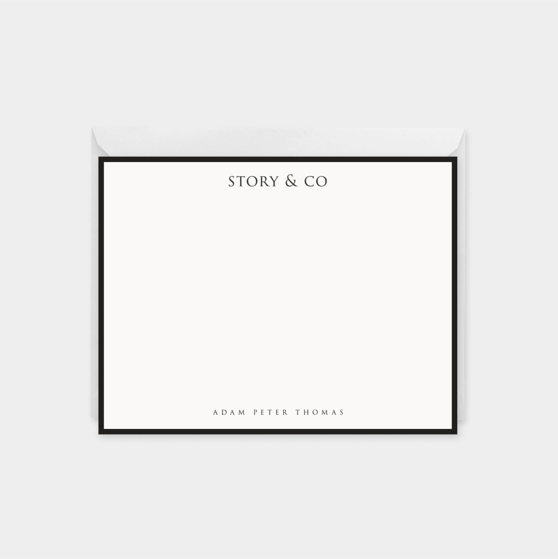 Elegant Wordmark Note Cards