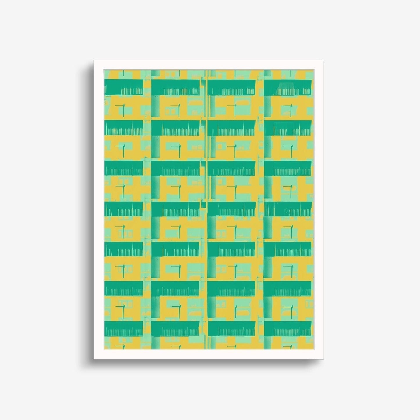 Flat Facade Art Print