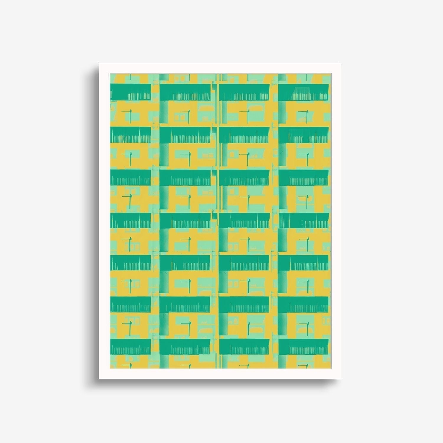 Flat Facade Art Print