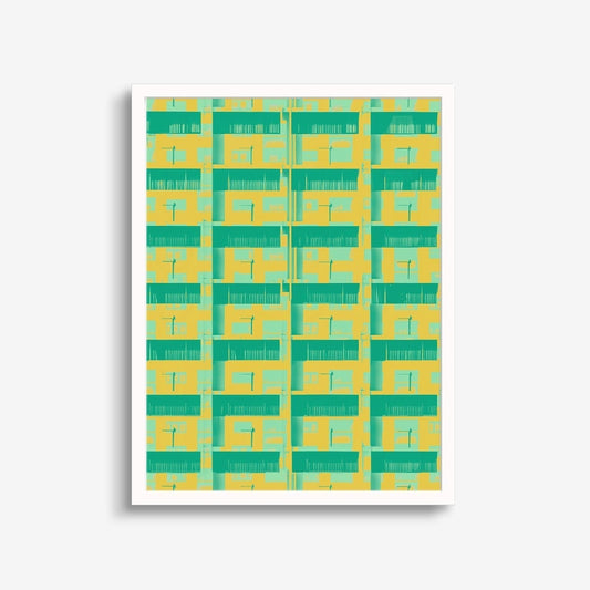 Flat Facade Art Print