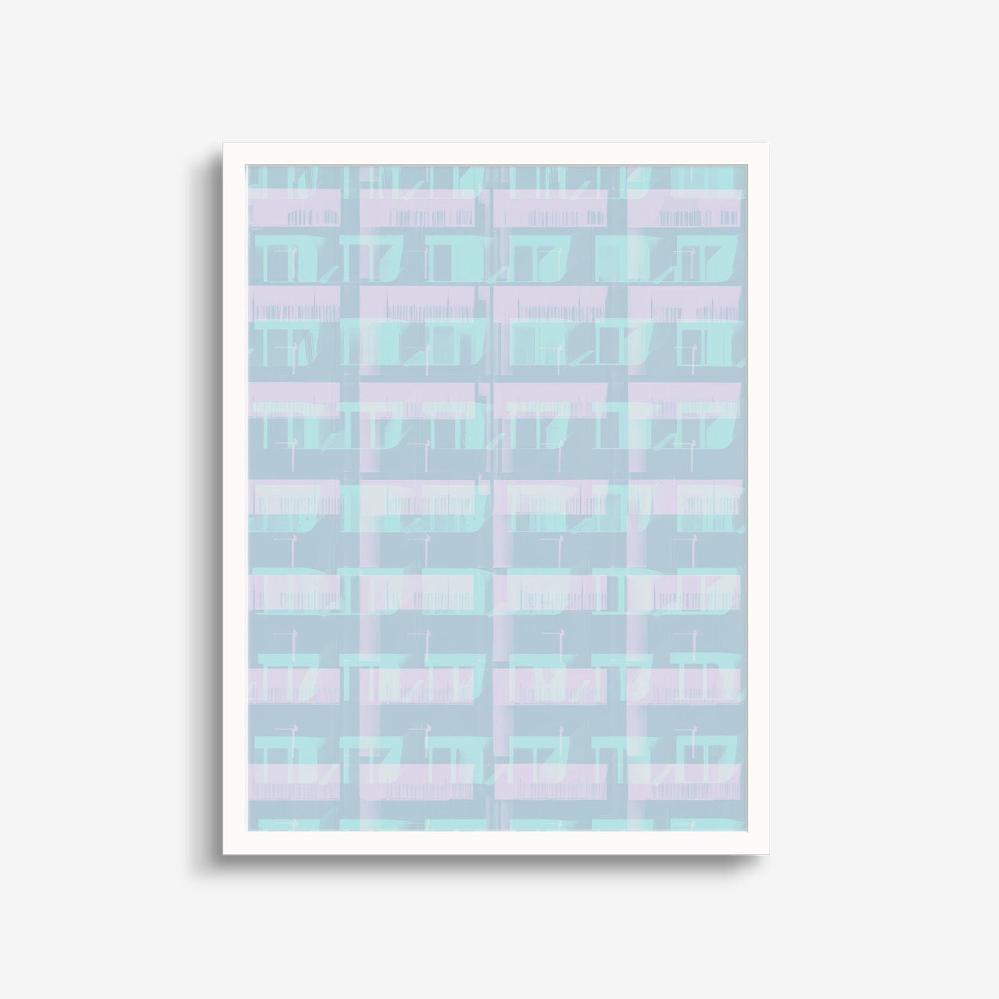 Flat Facade Art Print