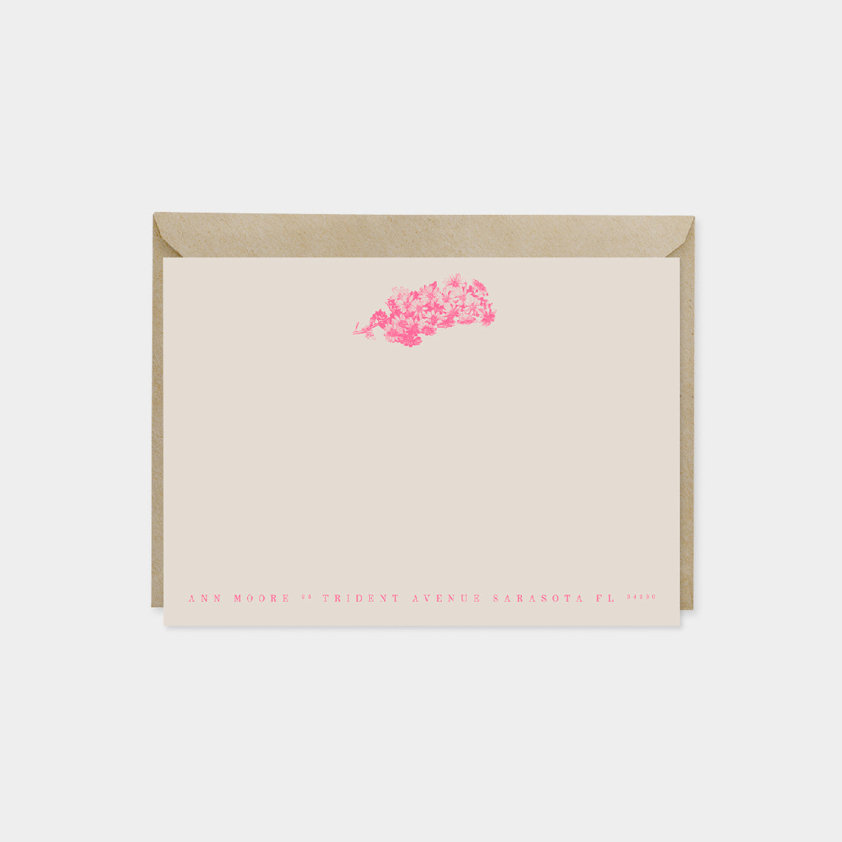 Flowering Bunch Botanical Note Cards II