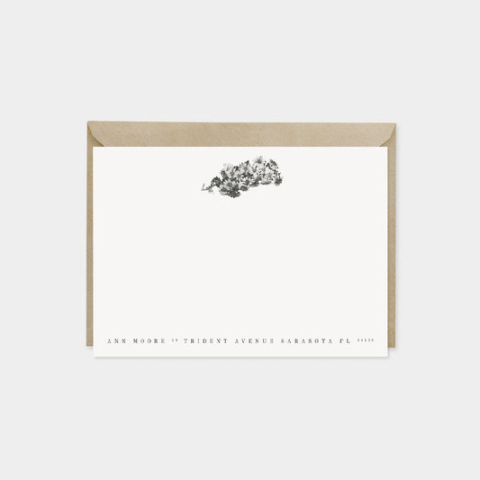 Flowering Bunch Botanical Note Cards