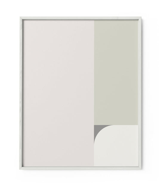 Geo Block Art Print IX