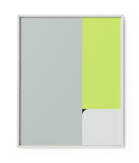 Geo Block Art Print X