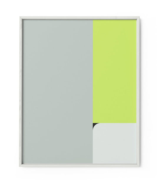 Geo Block Art Print X