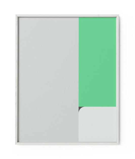 Geo Block Art Print XIII