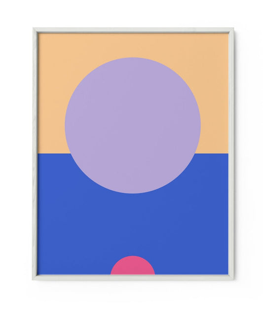 Geo Circle Art Print IV