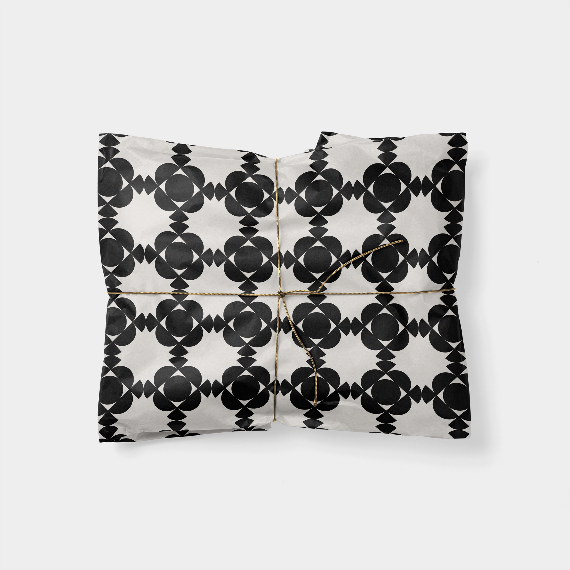 Geo Circle Semicircle Gift Wrap IX