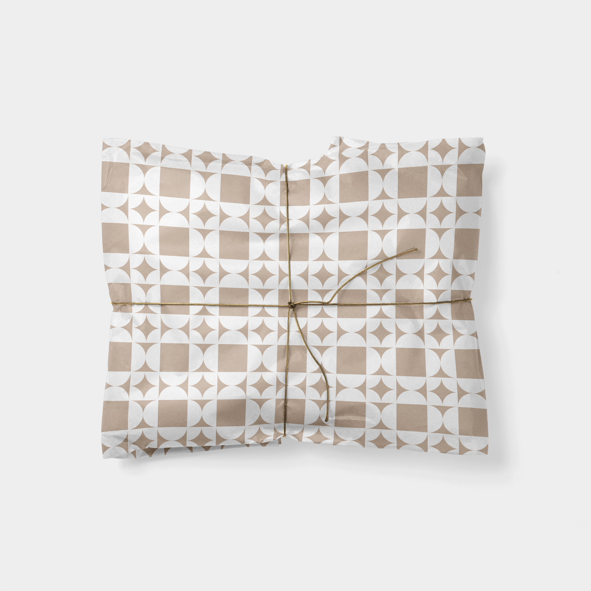 Geo Circle Semicircle Gift Wrap X
