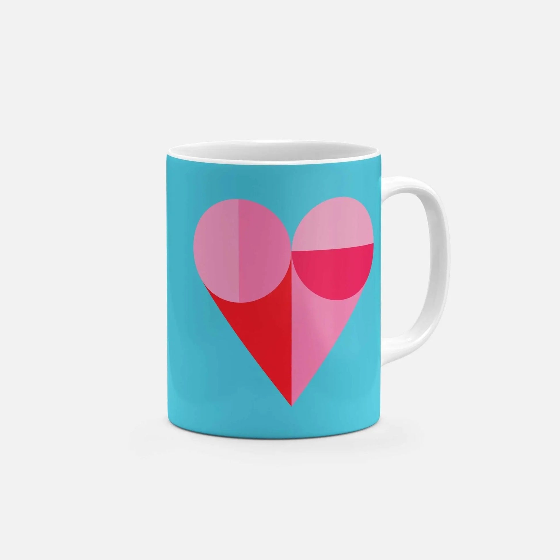 Geo Heart 11 Oz Mug