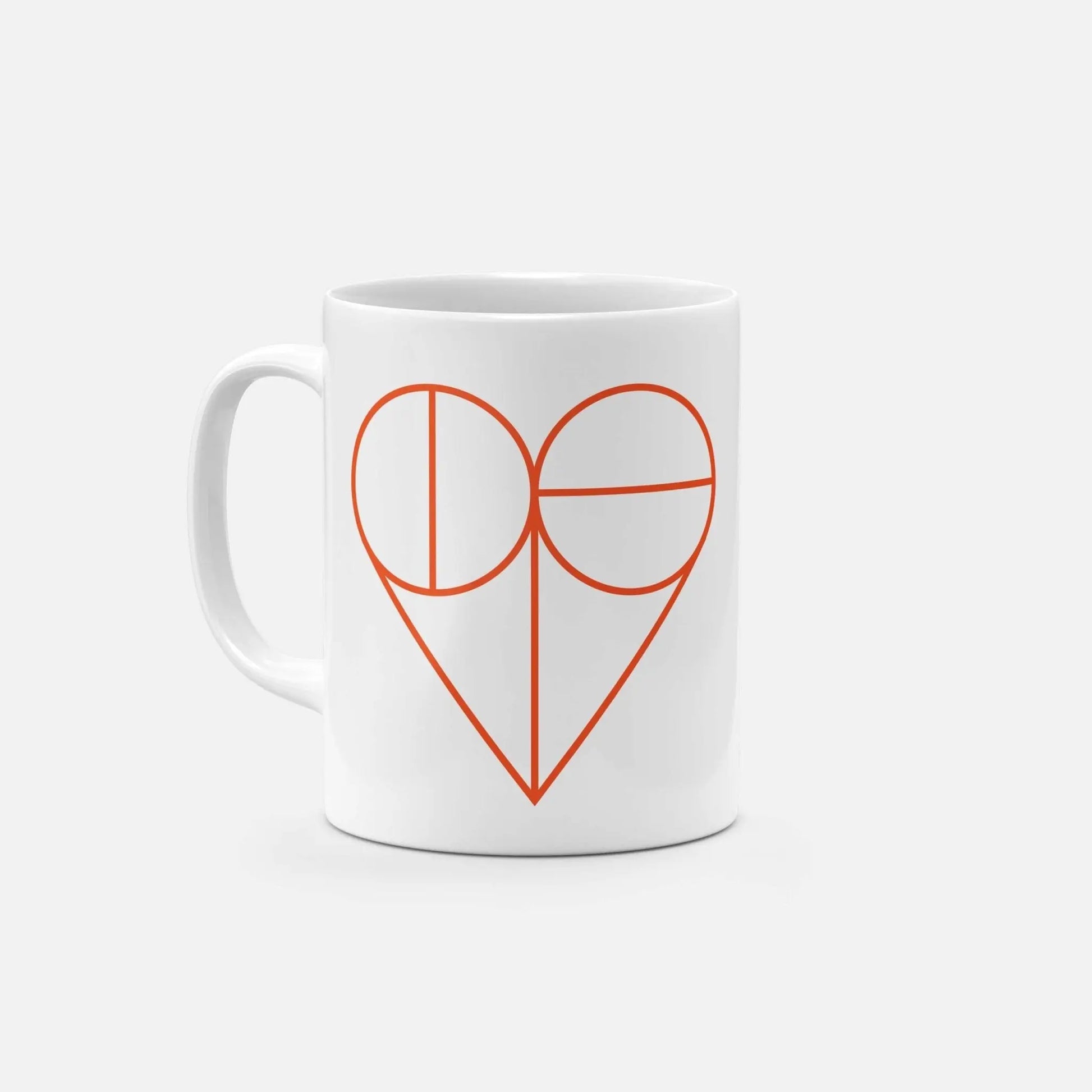 Geo Heart 11 Oz Mug III