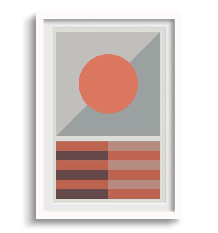 Geo Modern Art Print III