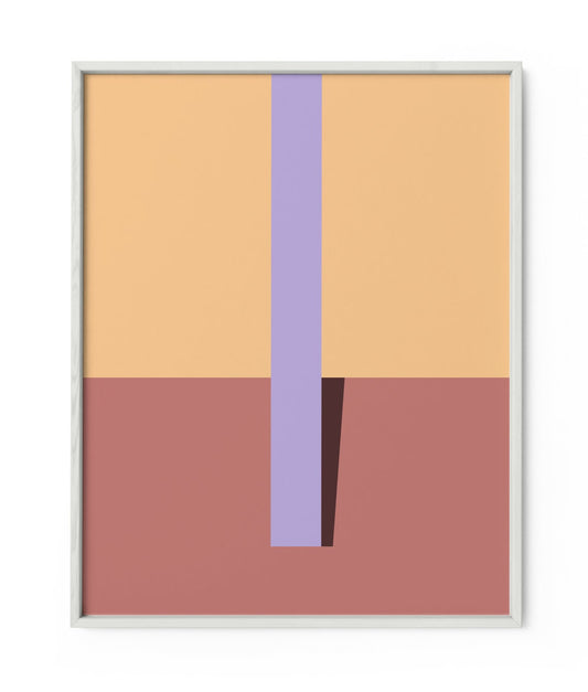 Geo Stripe Art Print VI