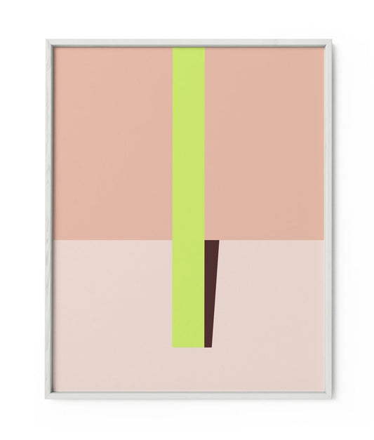 Geo Stripe Art Print XIII